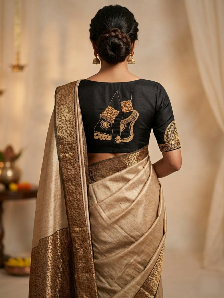 NRITYANADAM BLOUSE - Black