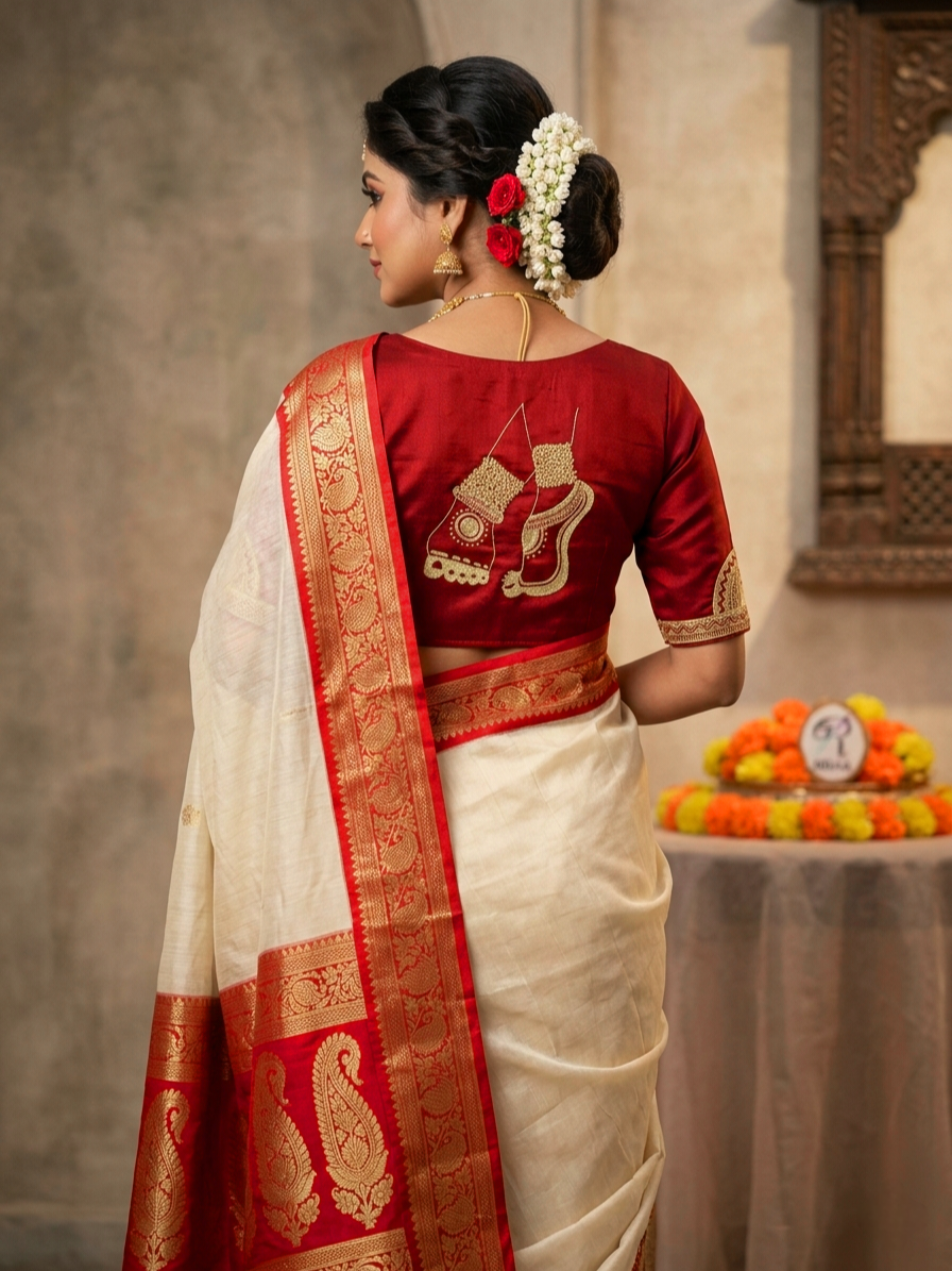 NRITYANADAM BLOUSE - Red