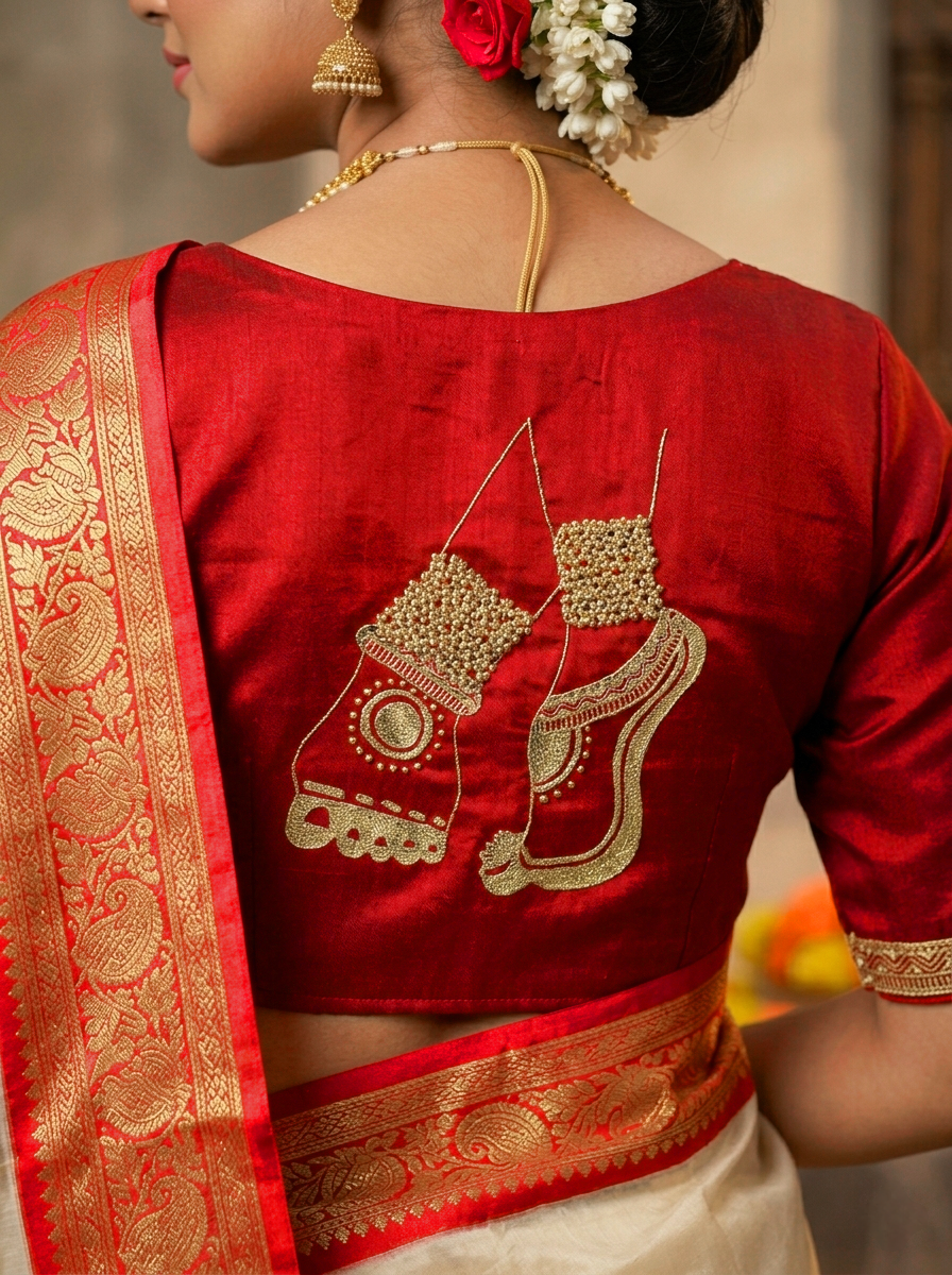 NRITYANADAM BLOUSE - Red