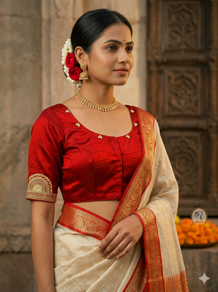 NRITYANADAM BLOUSE - Red