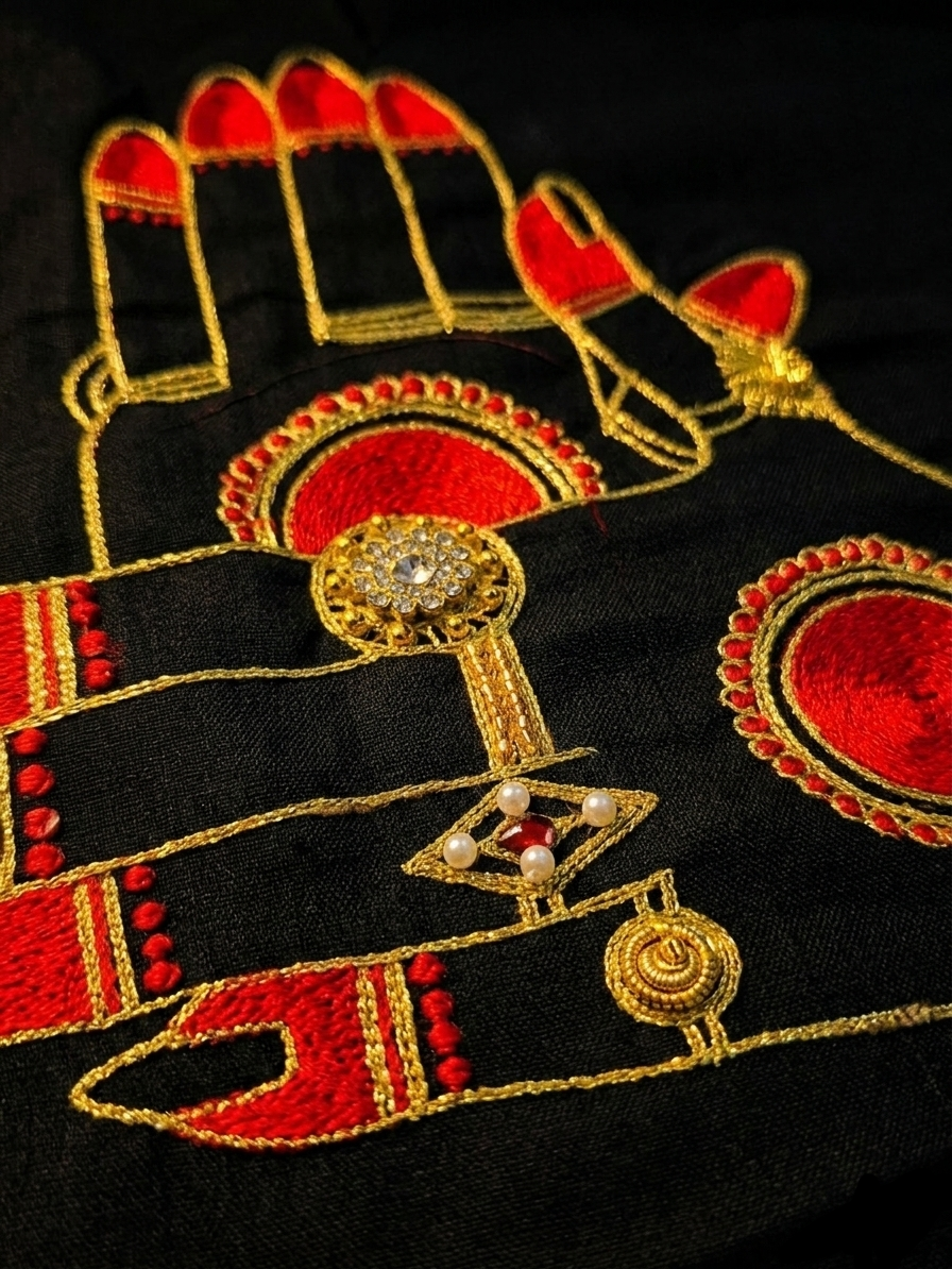 CHAKRAHASTA BLOUSE - Black