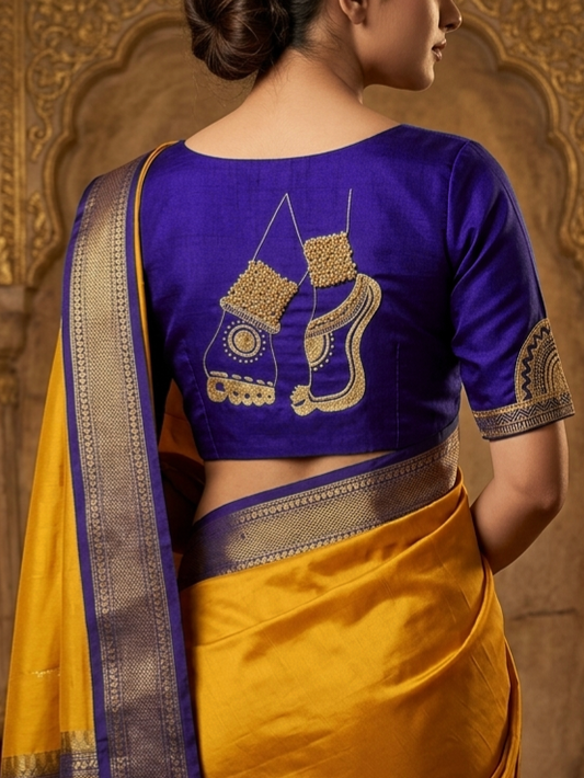 NRITYANADAM BLOUSE - Purple