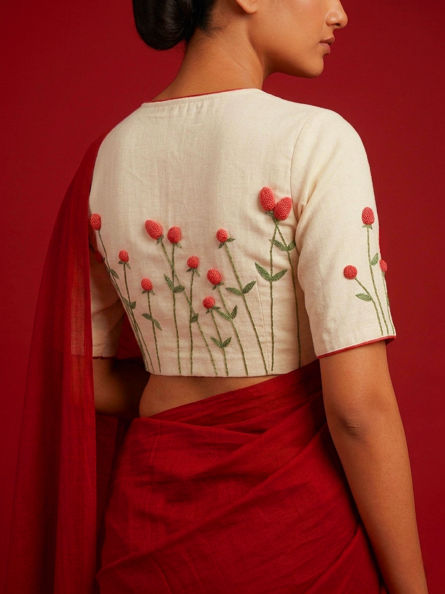 RAJTARINI BLOUSE -Off White