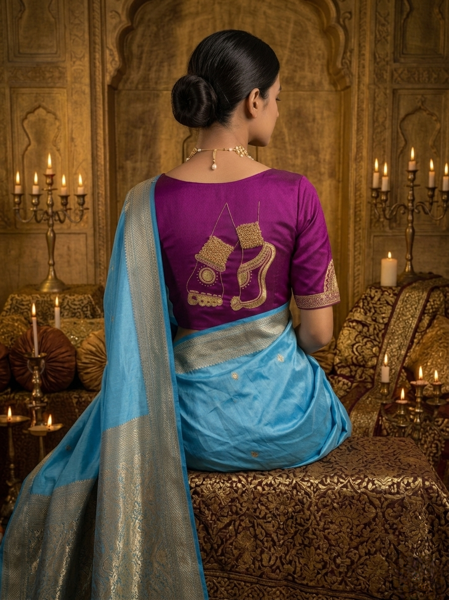 NRITYANADAM BLOUSE - Magenta