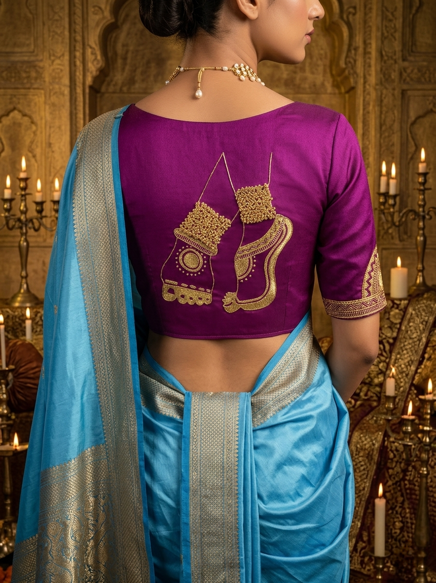NRITYANADAM BLOUSE - Magenta