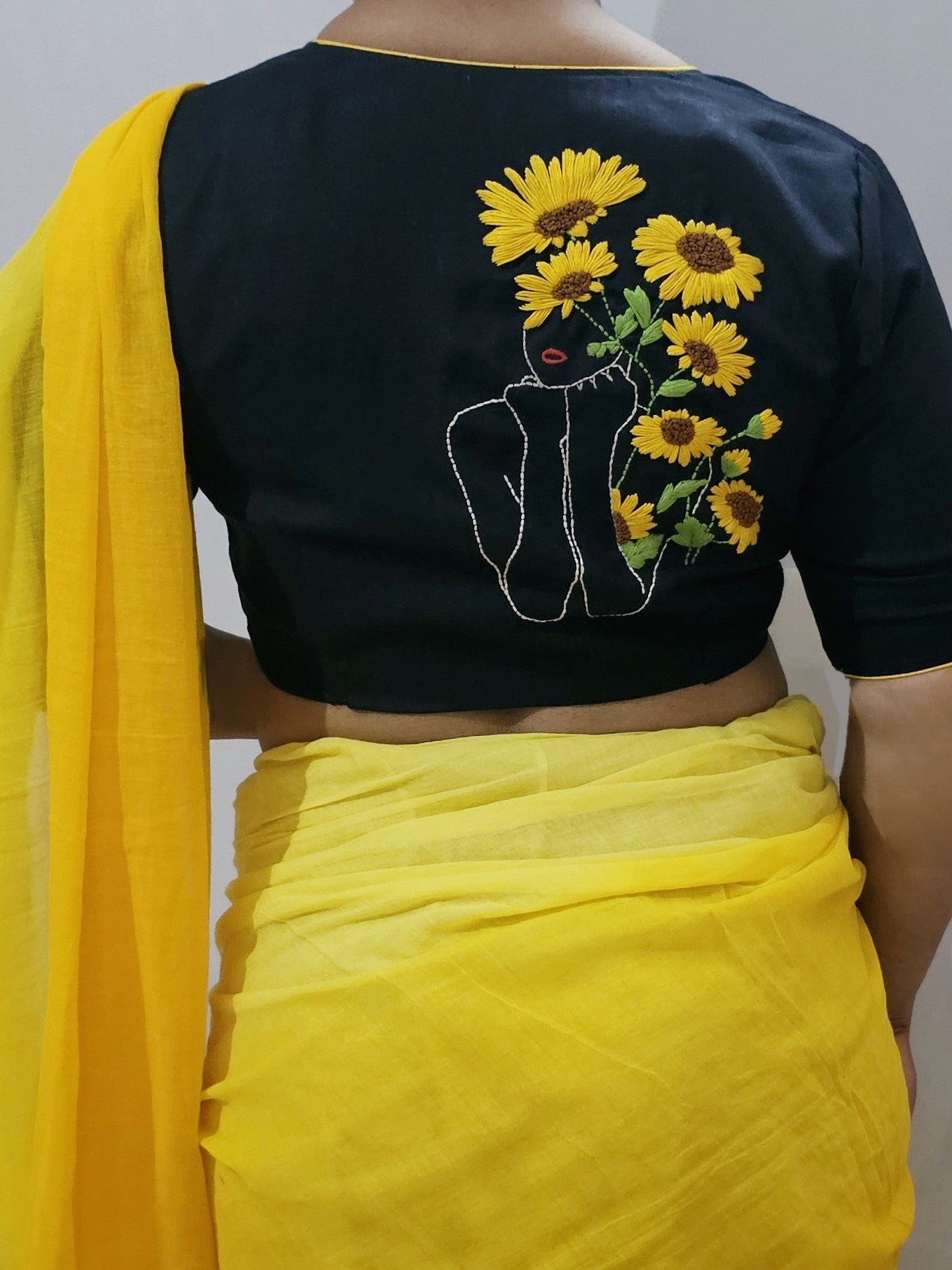 SUNLIT PETAL BLOUSE