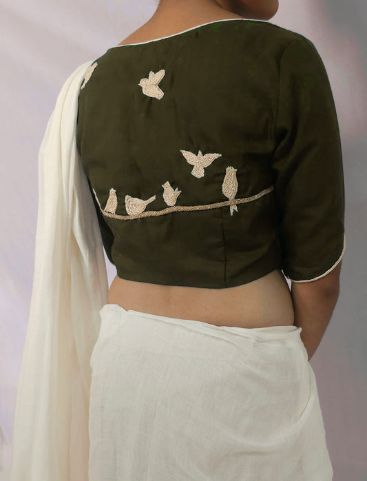 PANKHURI BLOUSE - Green