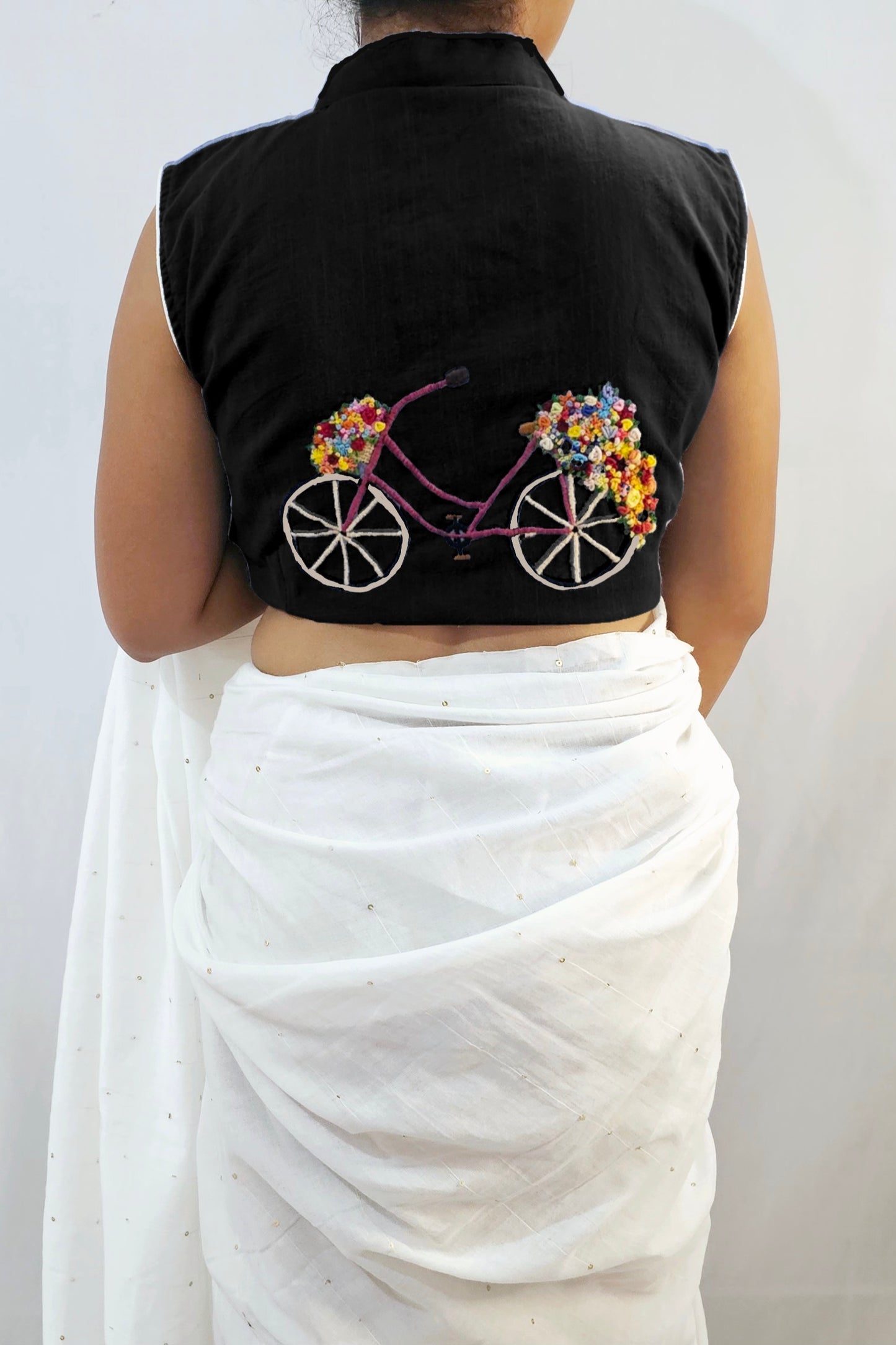 PHOOLON KA SAFAR BLOUSE With Collar