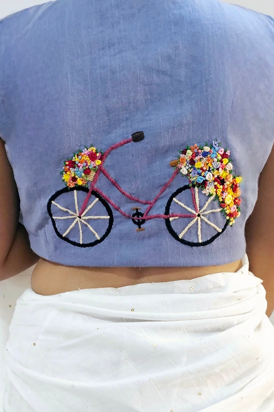 PHOOLON KA SAFAR BLOUSE With Collar
