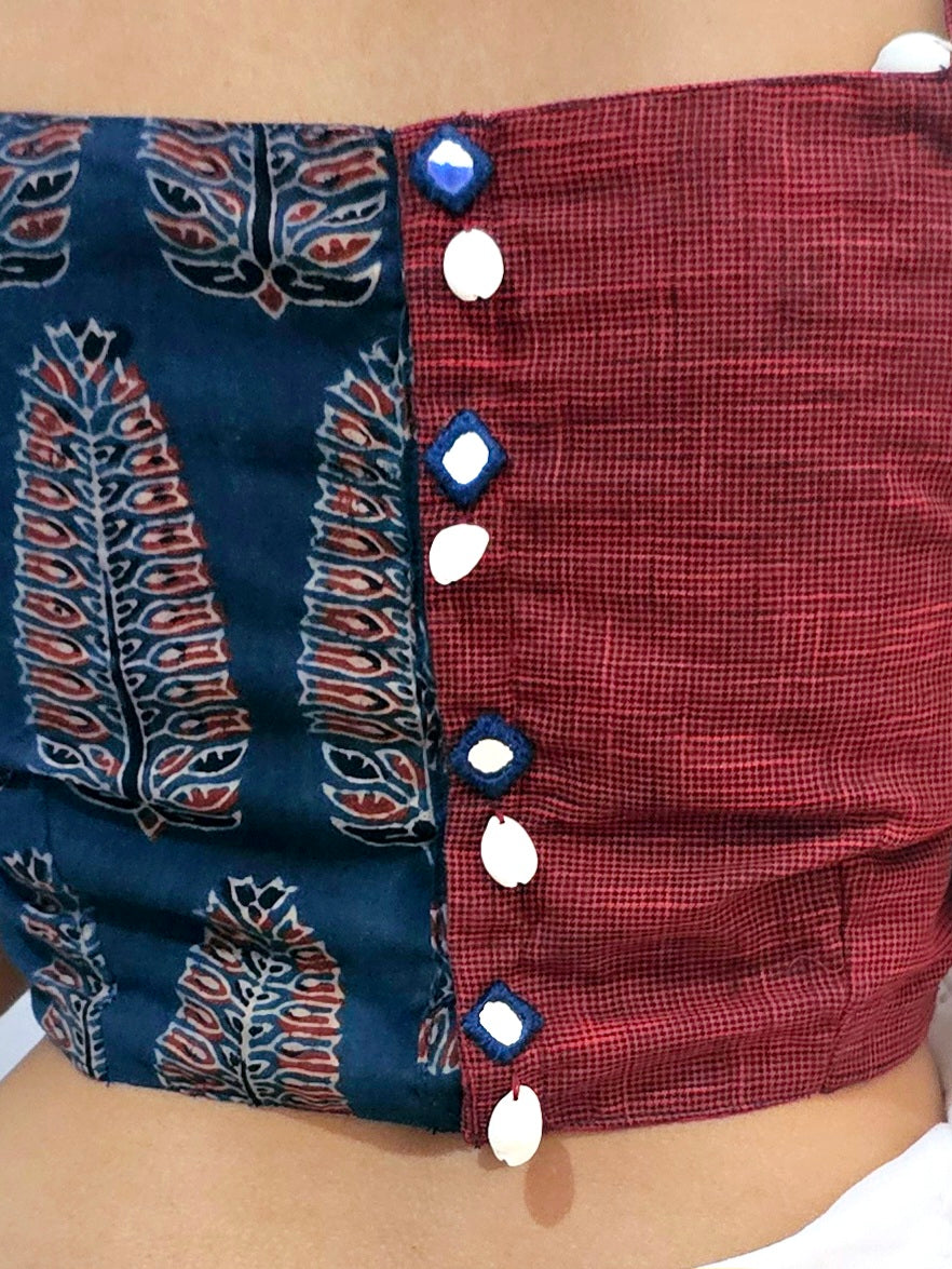 SHANKHNILA BLOUSE