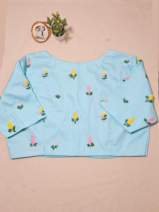 Blossom Blouse - Blue
