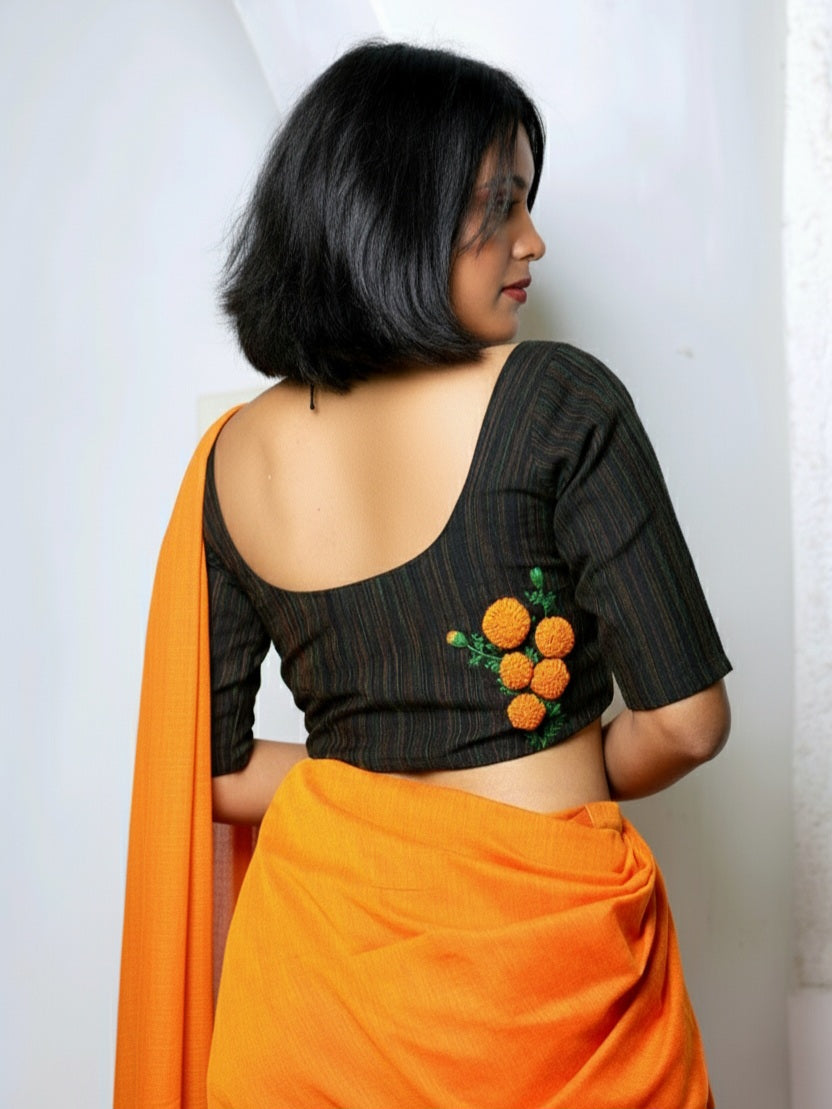 GENDA PHOOL BLOUSE - Black