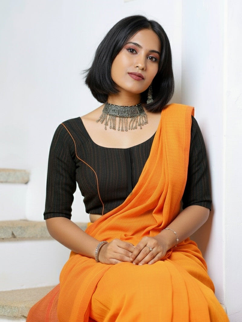 GENDA PHOOL BLOUSE - Black