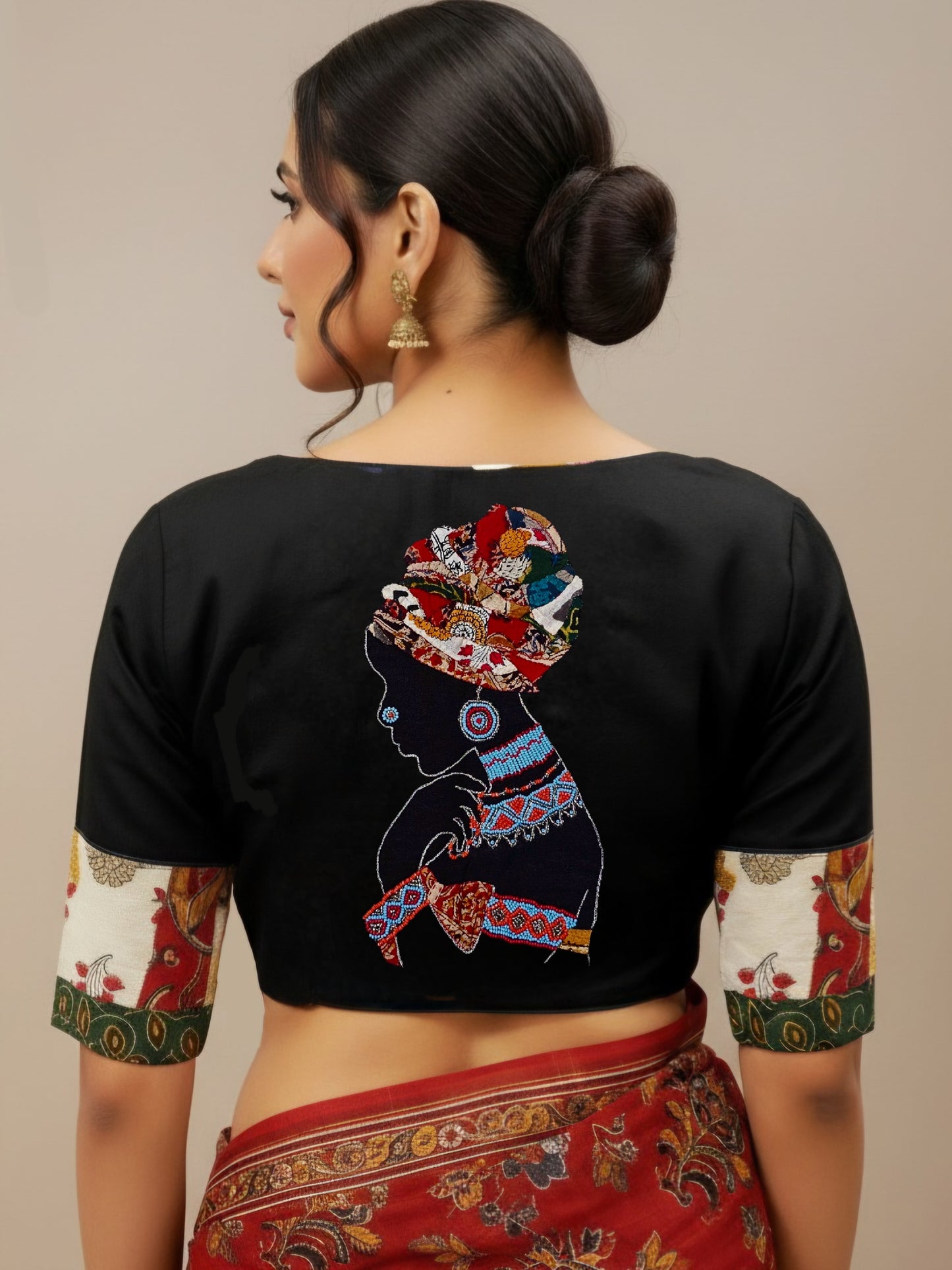 SAMRAJNI BLOUSE - Black