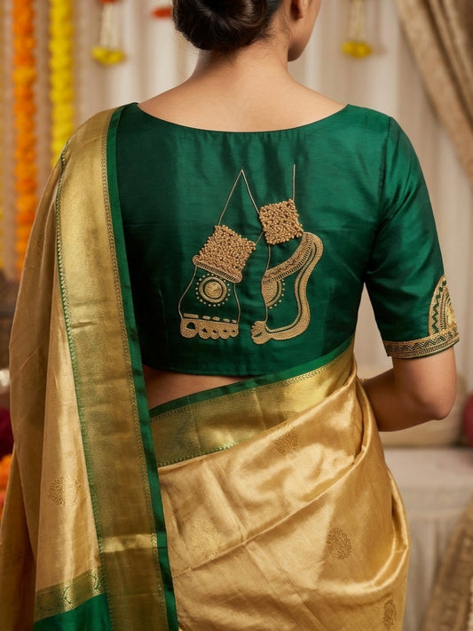 NRITYANADAM BLOUSE - Green