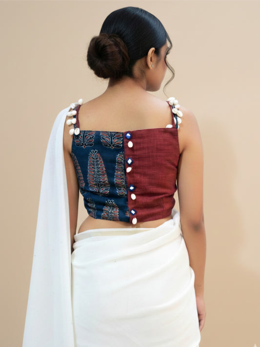 SHANKHNILA BLOUSE
