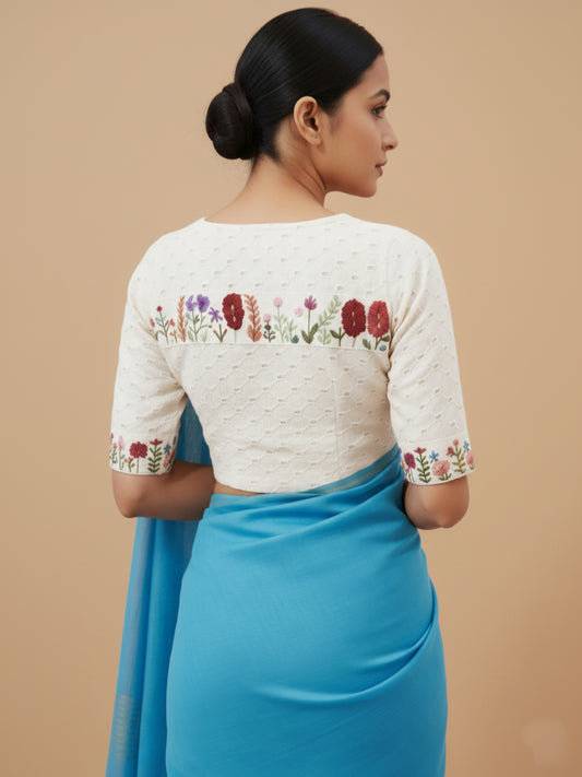 PUSHPRANG BLOUSE - Off-White