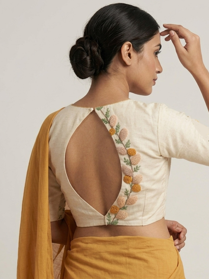 MADHURIMA BLOUSE- Off white
