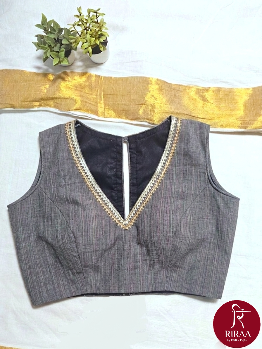 Trishna Blouse - Grey