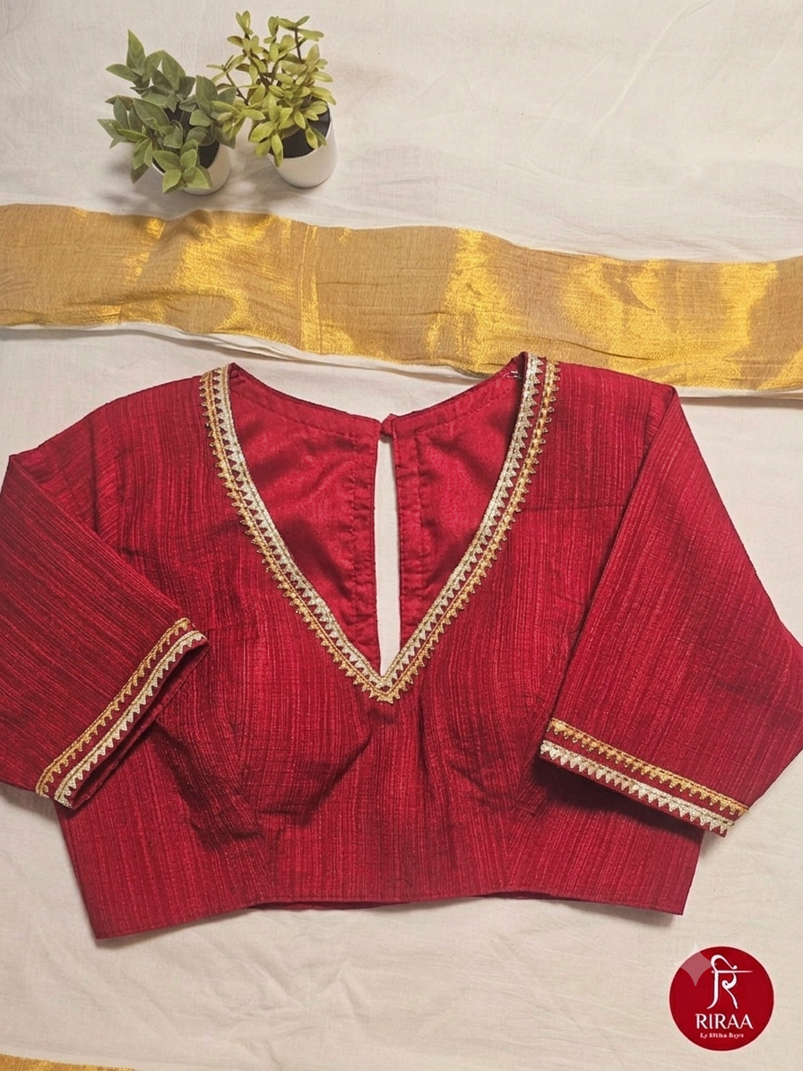 Trishna Blouse - Red
