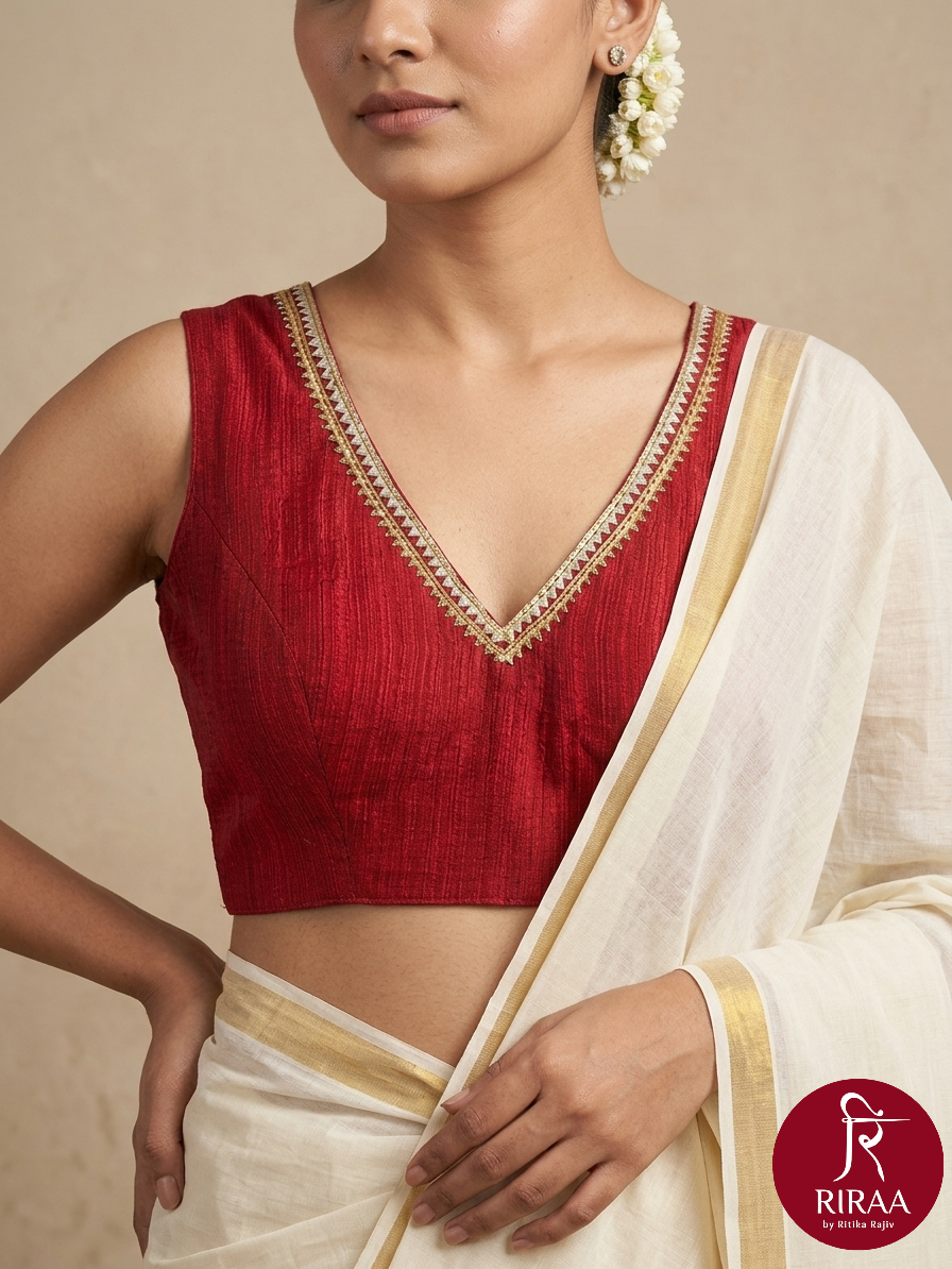 Trishna Blouse - Red