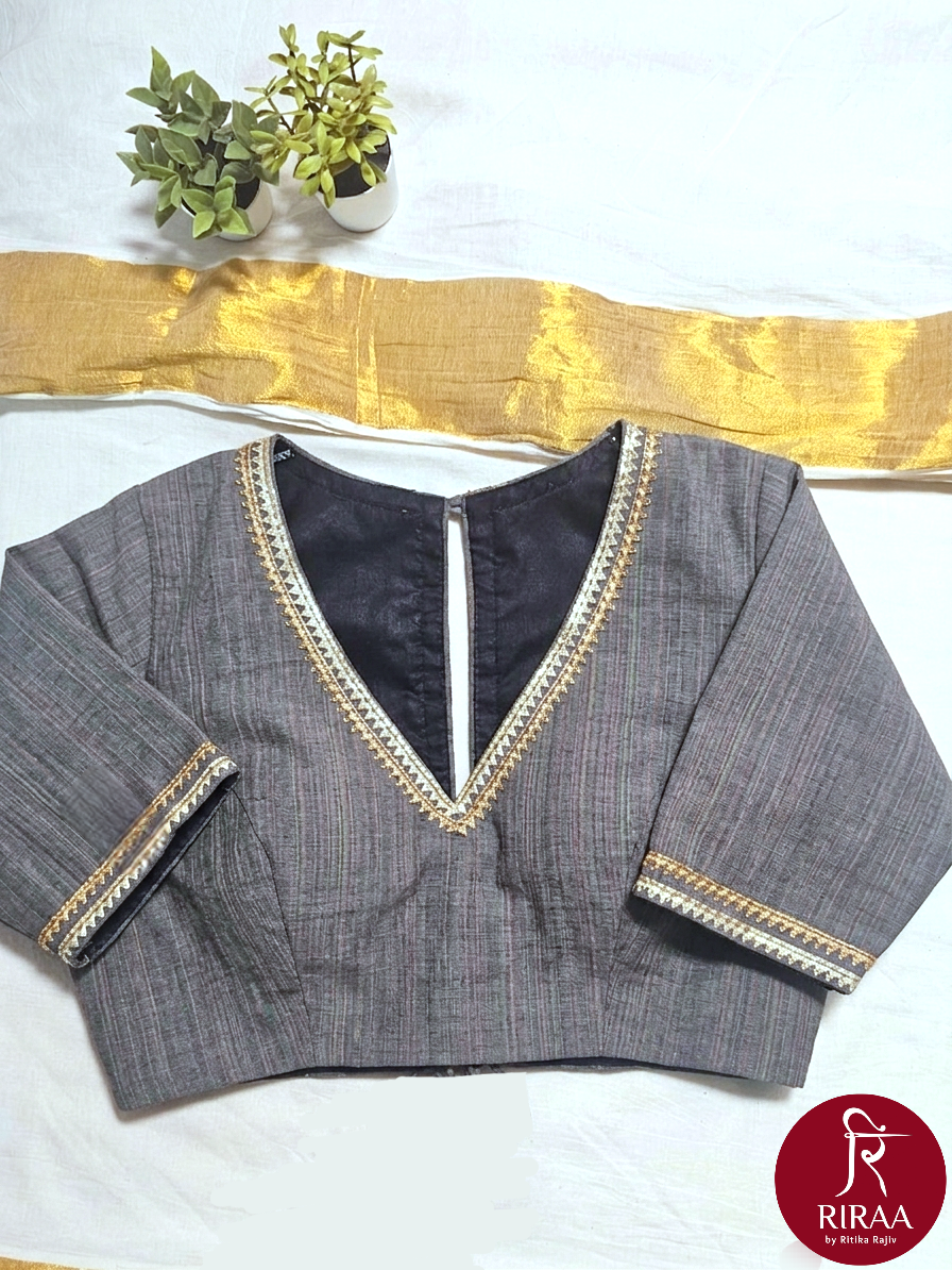 Trishna Blouse - Grey