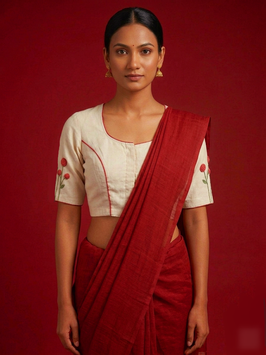 RAJTARINI BLOUSE -Off White