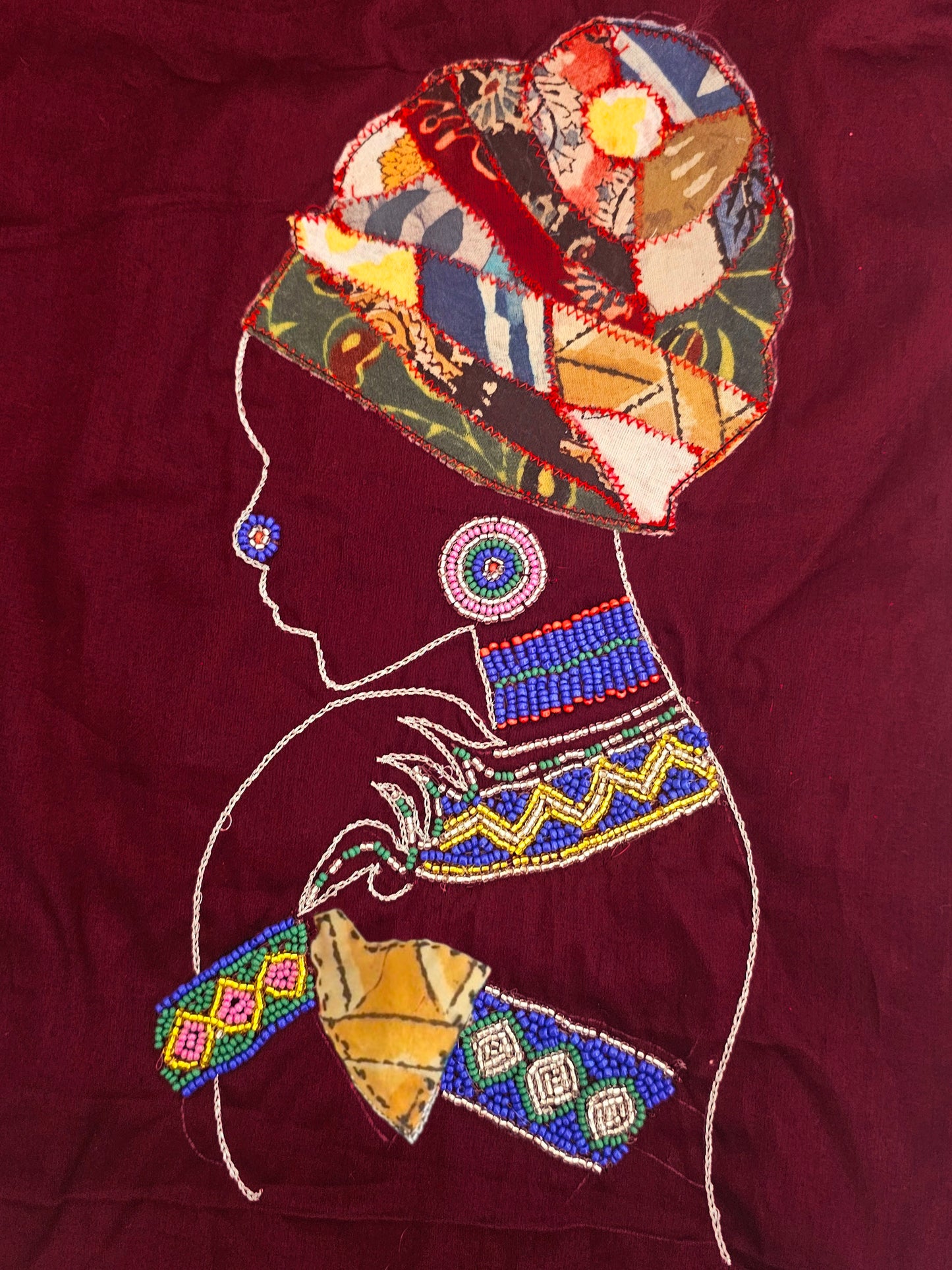 SAMRAJNI BLOUSE - Maroon