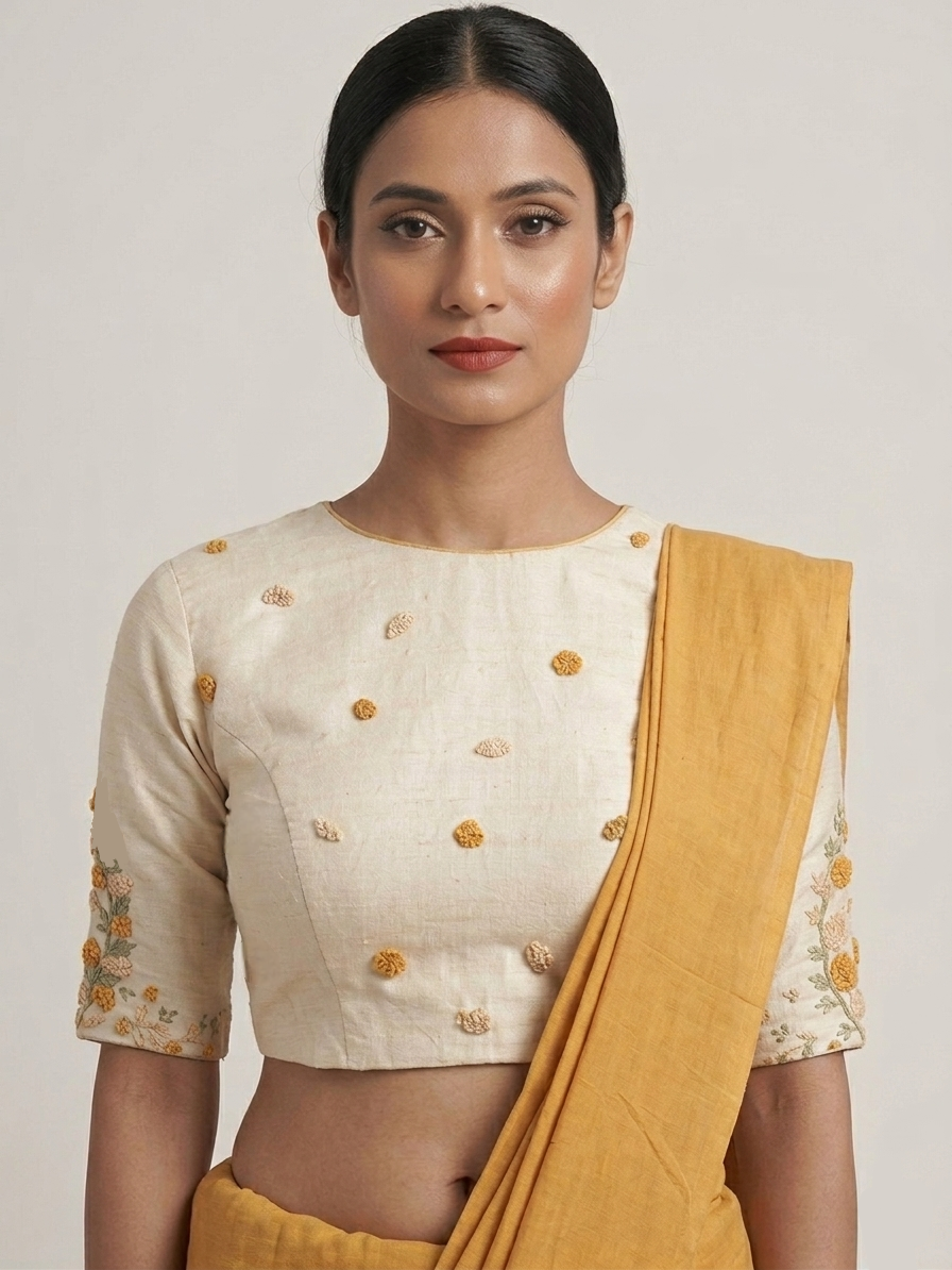 MADHURIMA BLOUSE- Off white