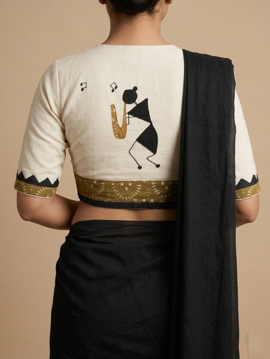 WARLI TUNE BLOUSE - Beige