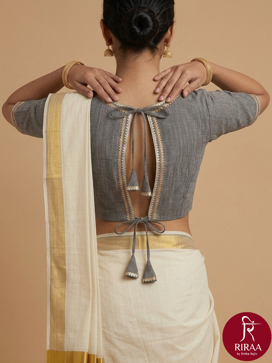 Trishna Blouse - Grey