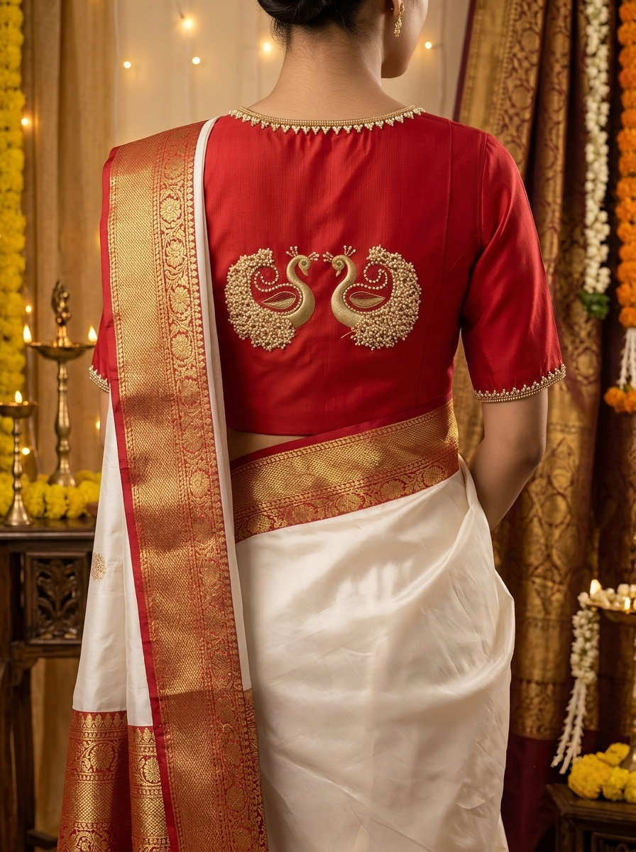 MAYURI BLOUSE - Red