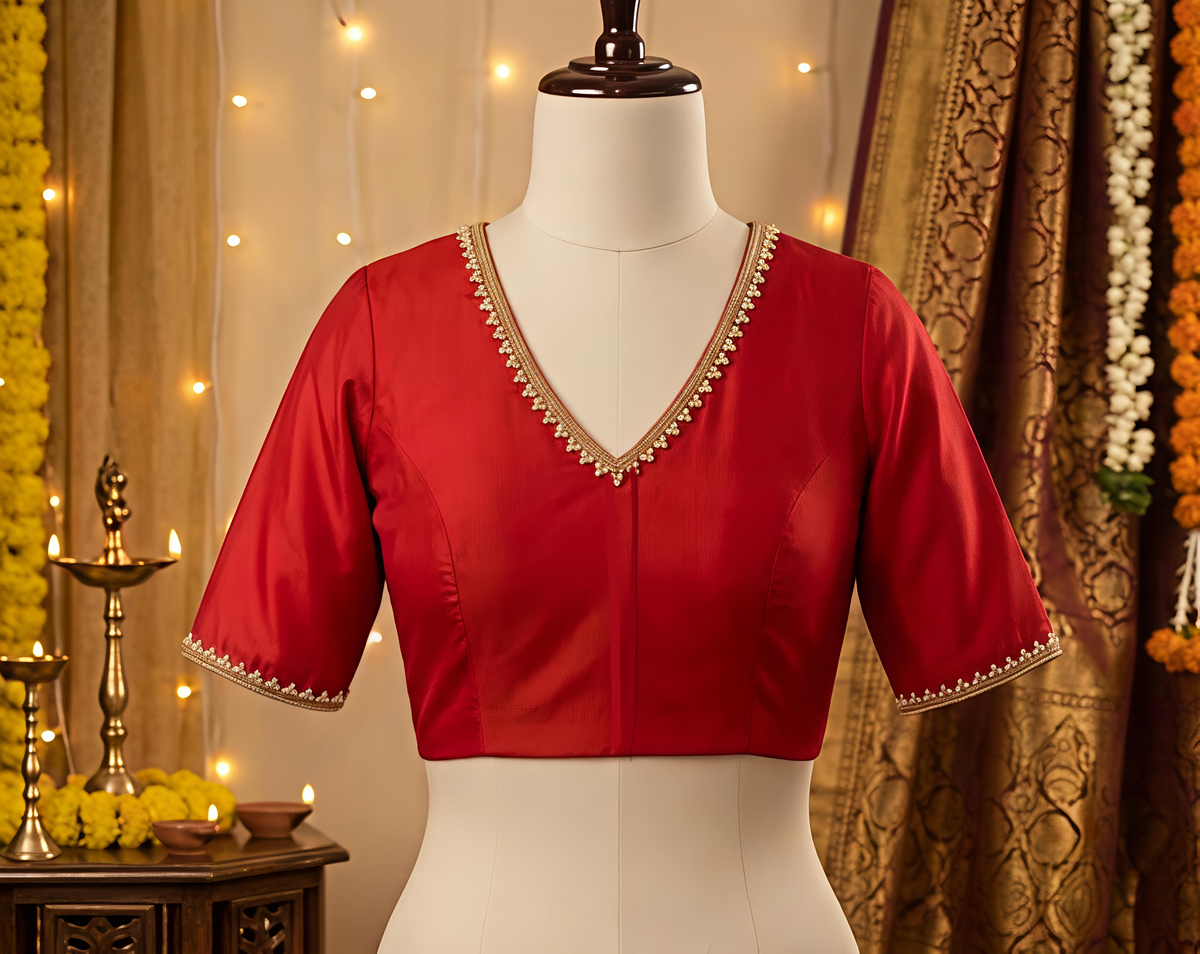 MAYURI BLOUSE - Red