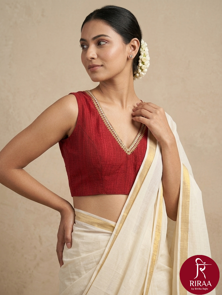 Trishna Blouse - Red