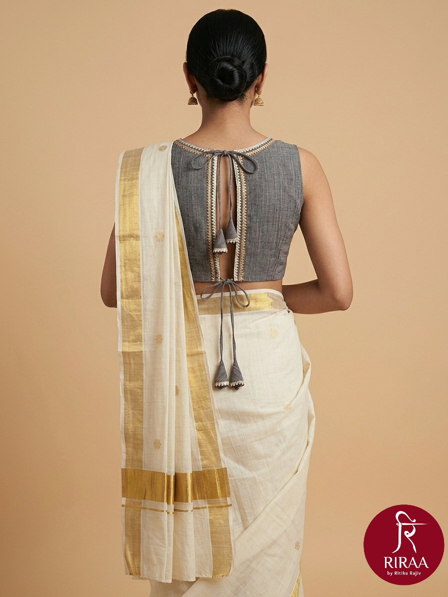 Trishna Blouse - Grey
