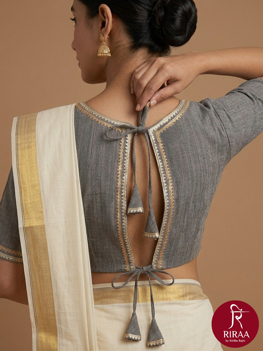 Trishna Blouse - Grey