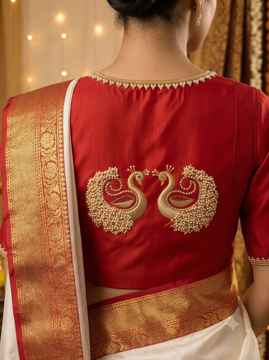 MAYURI BLOUSE - Red