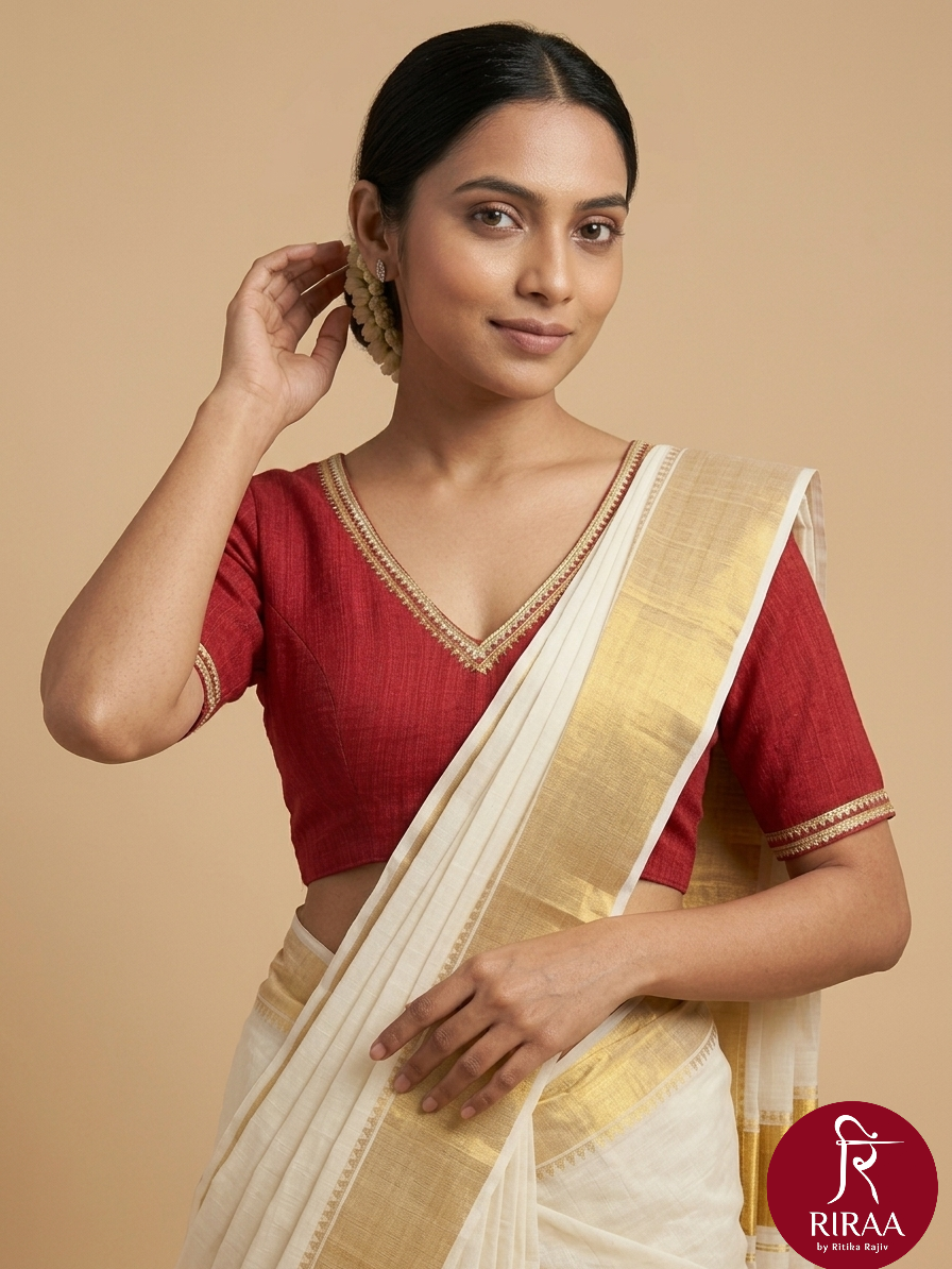 Trishna Blouse - Red