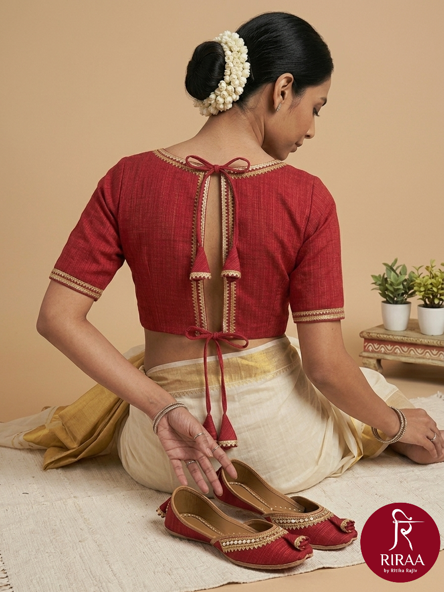 Trishna Blouse - Red