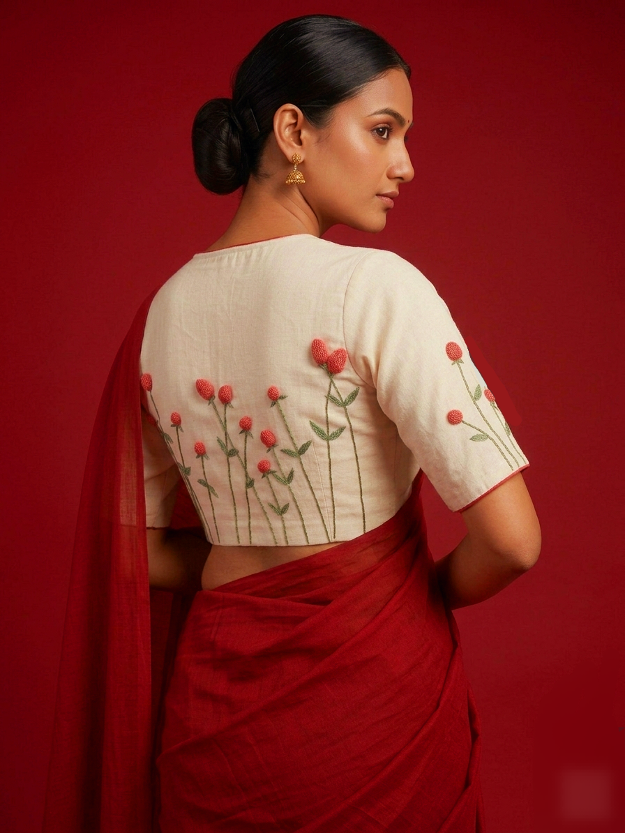 RAJTARINI BLOUSE -Off White