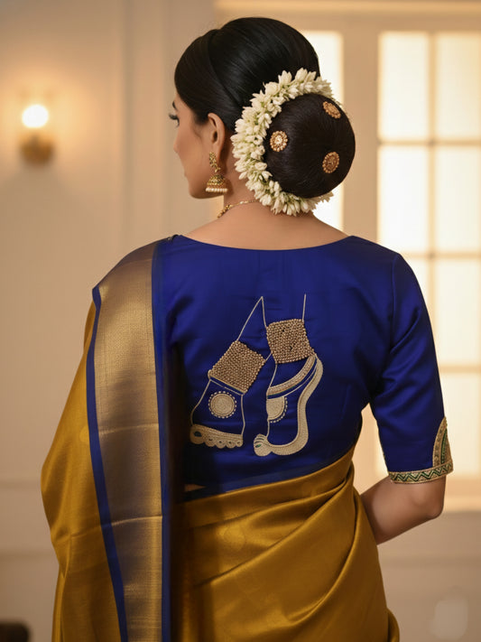 NRITYANADAM BLOUSE - Blue