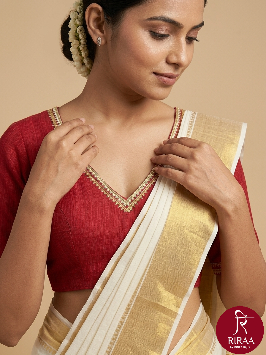 Trishna Blouse - Red