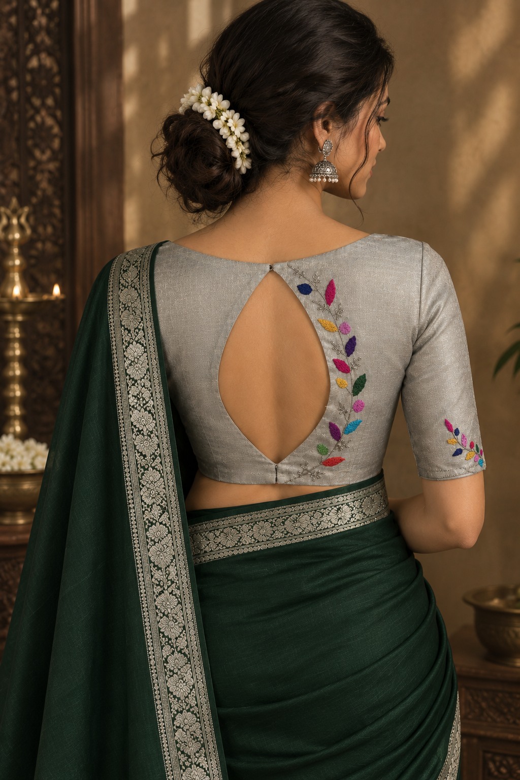 RANGRIMA BLOUSE - Silver