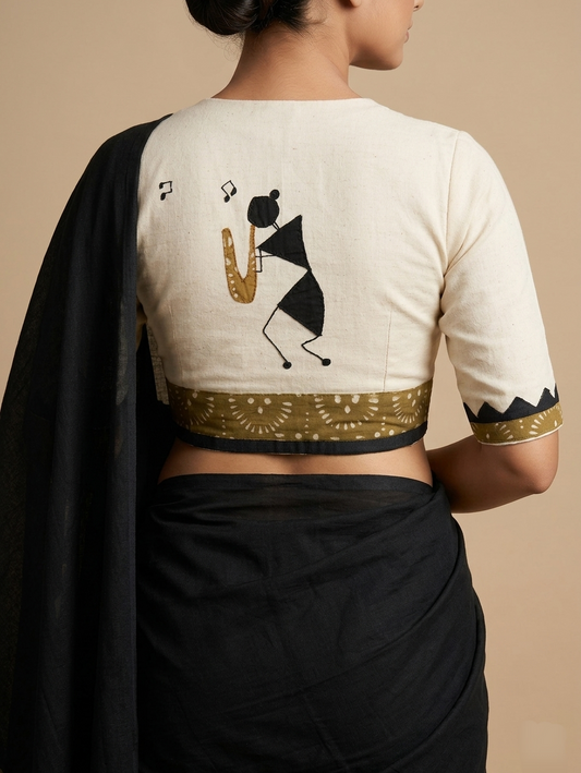 WARLI TUNE BLOUSE - Beige