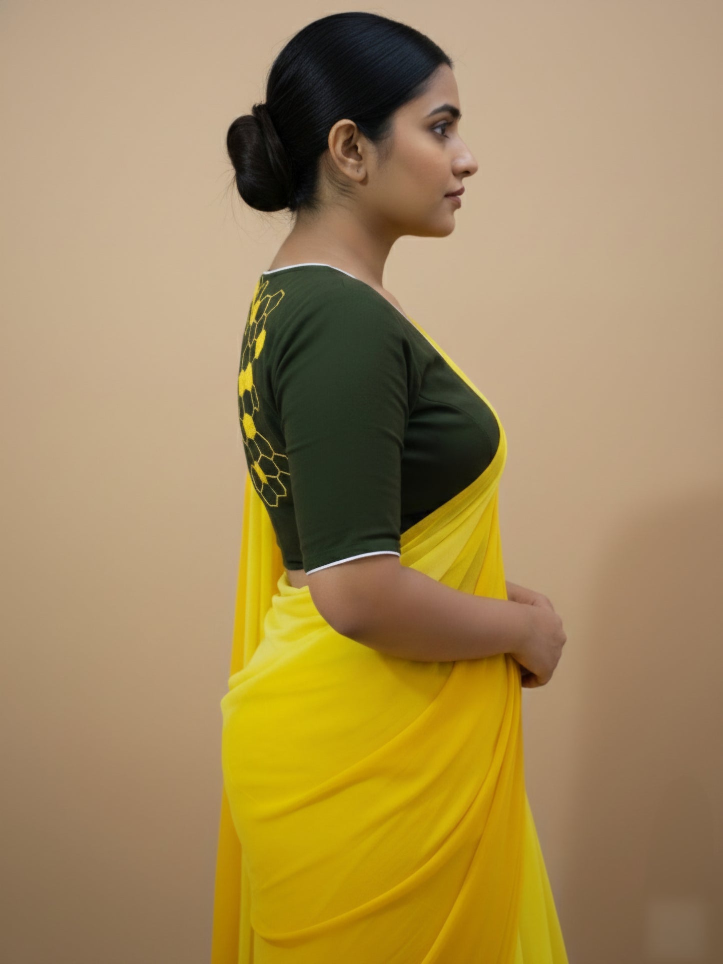 HIVE HARMONY BLOUSE - Olive Green