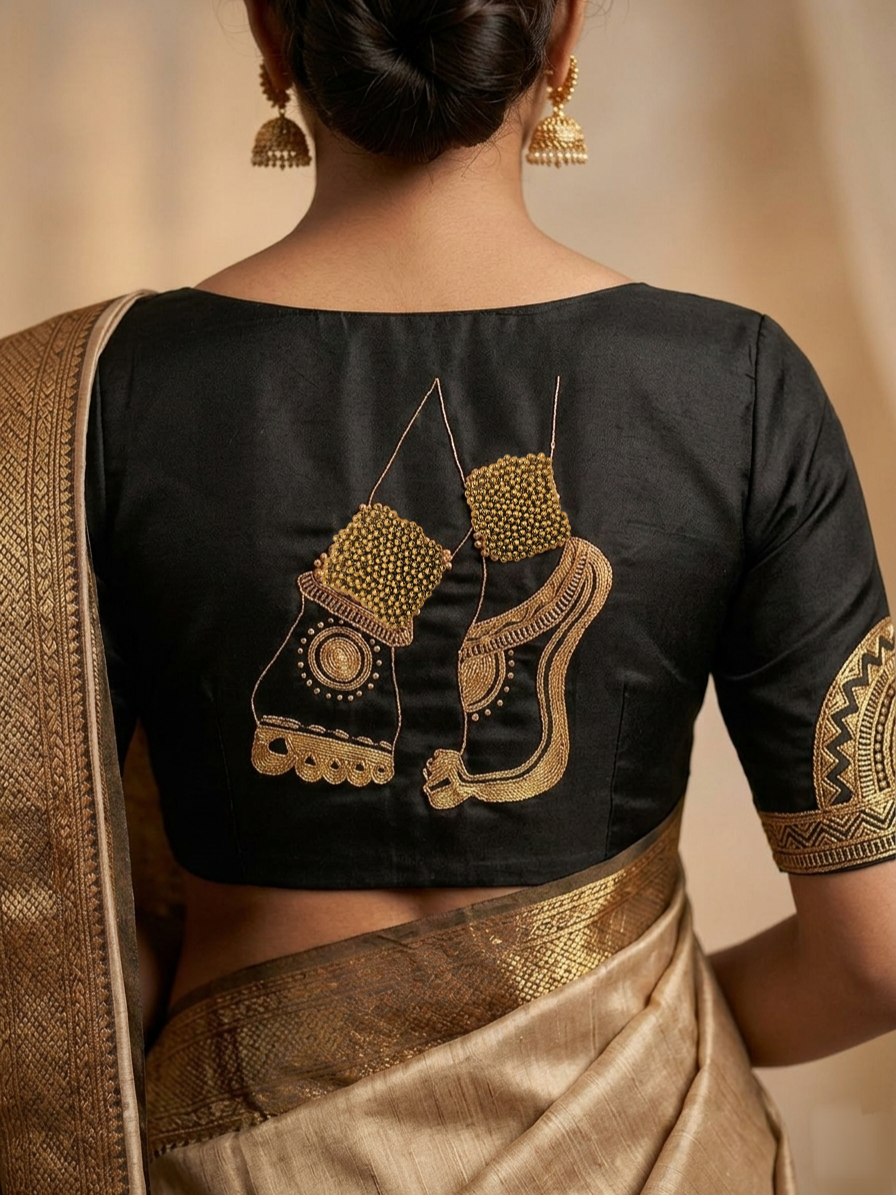 NRITYANADAM BLOUSE - Black