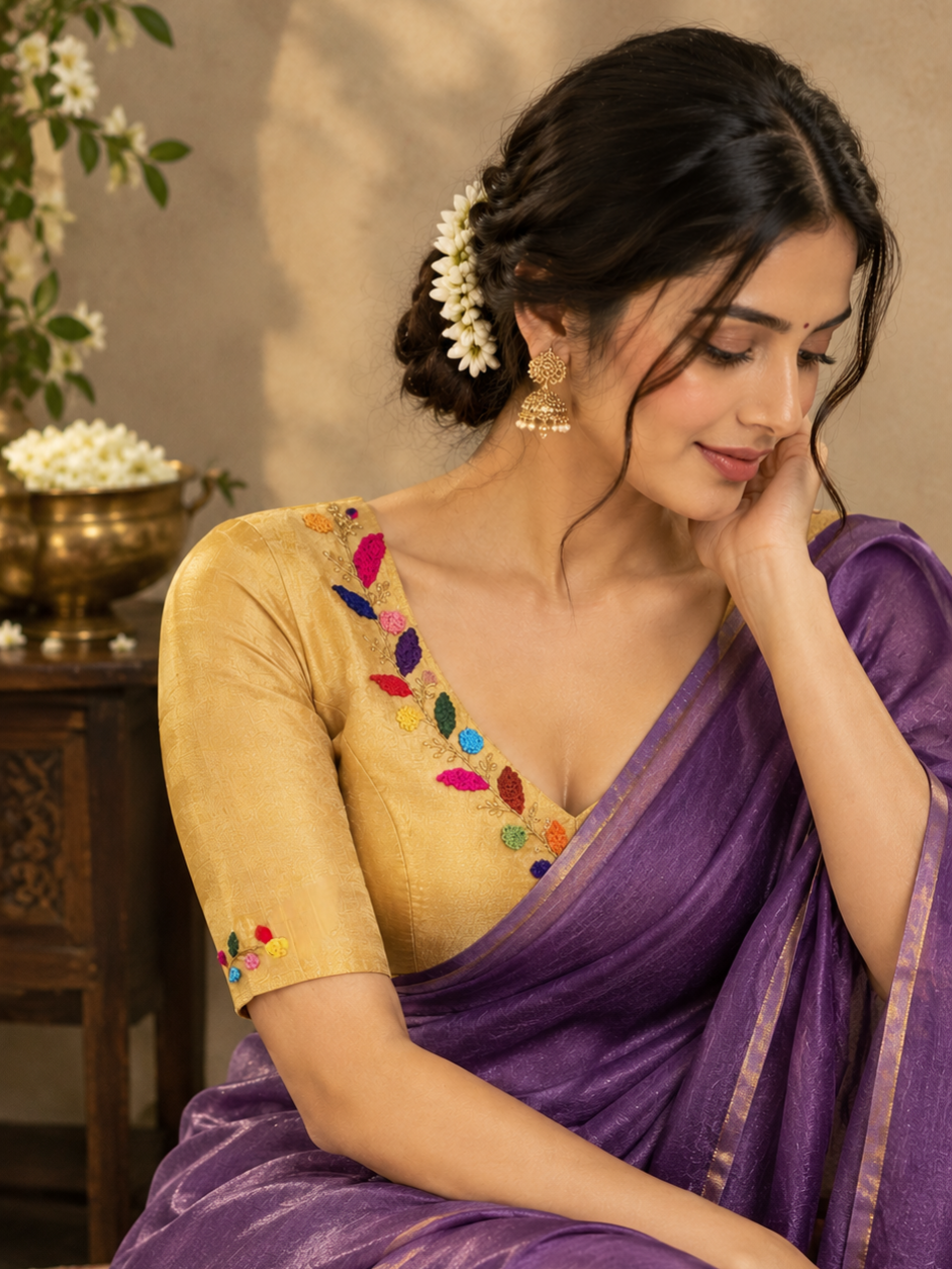 RANGRIMA BLOUSE - Gold
