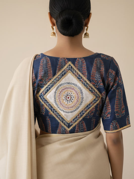 MANDARIKA BLOUSE - Blue