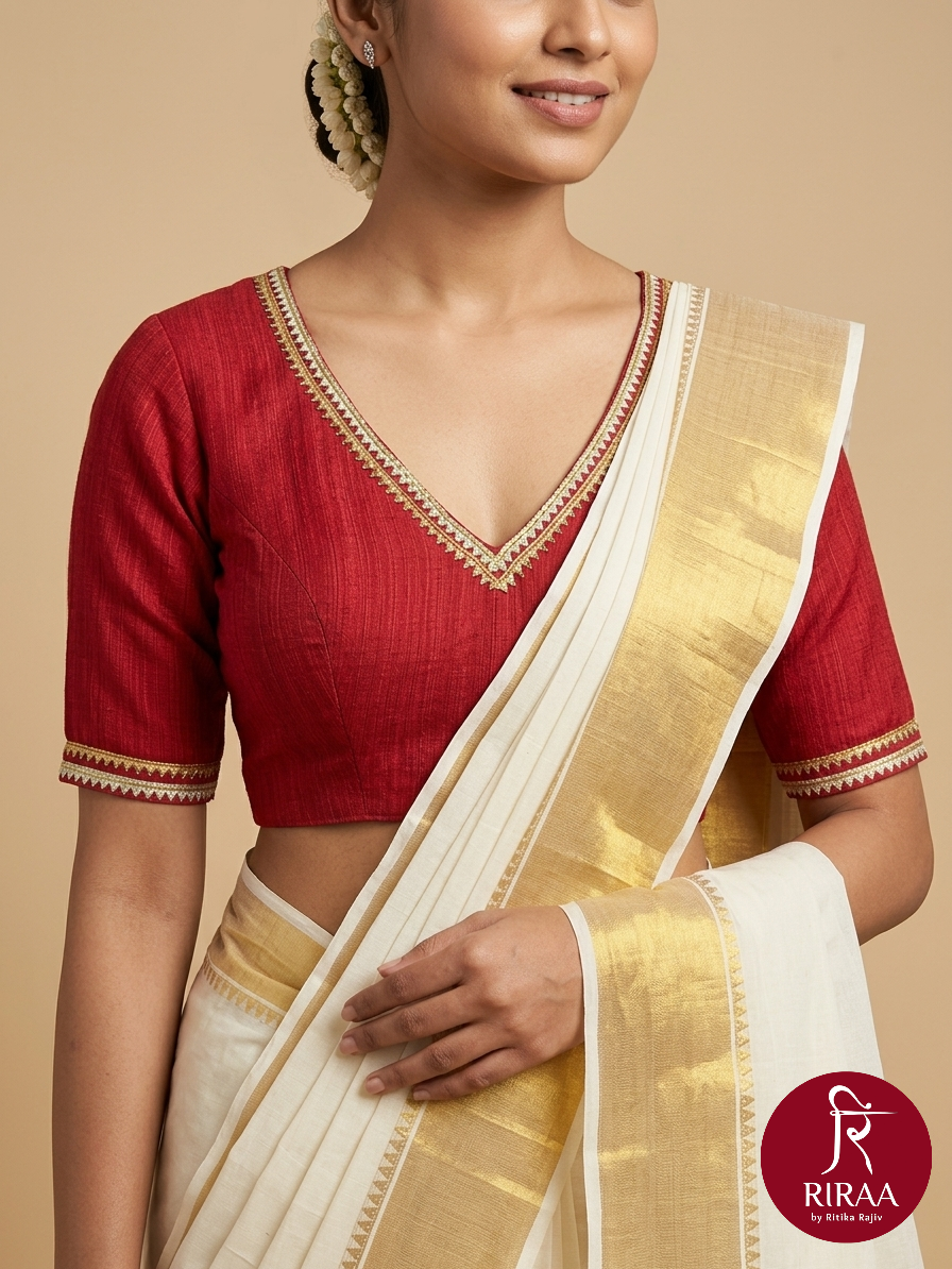 Trishna Blouse - Red