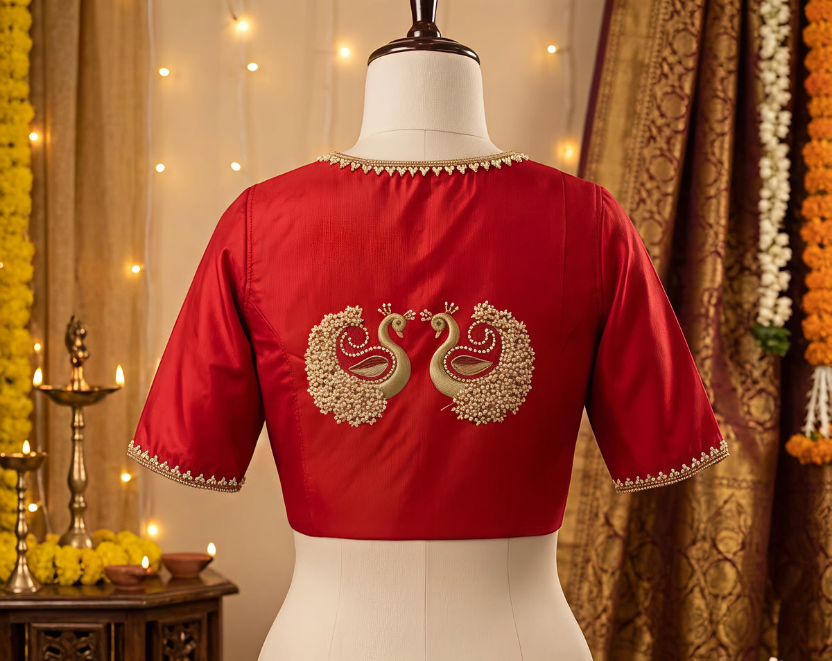 MAYURI BLOUSE - Red